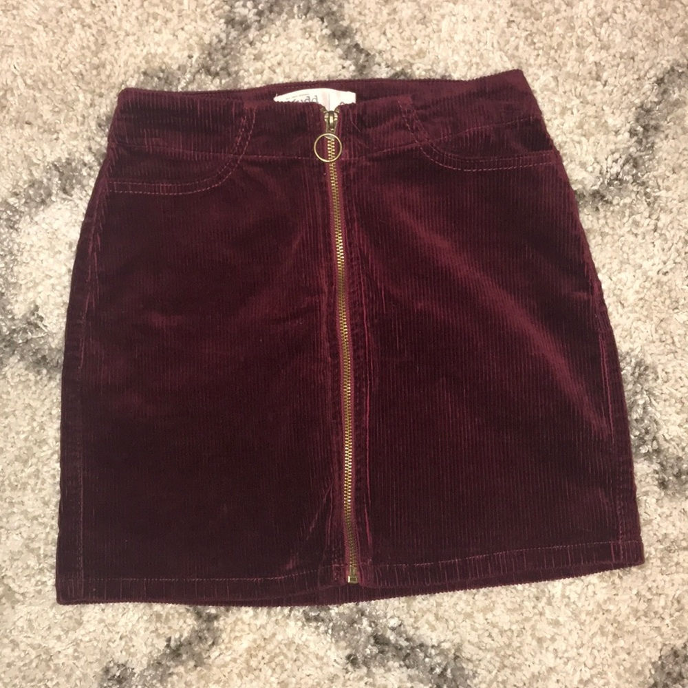 Wore Twice velvet with a zipper